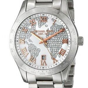 Michael Kors Women’s Watch in Silver and Rose Gold